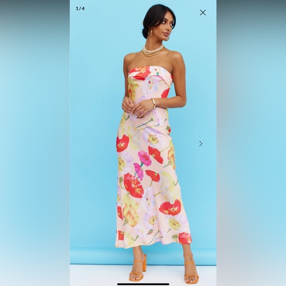 NWOT Hello Molly High Beams Maxi Dress Floral - Picture 1 of 9